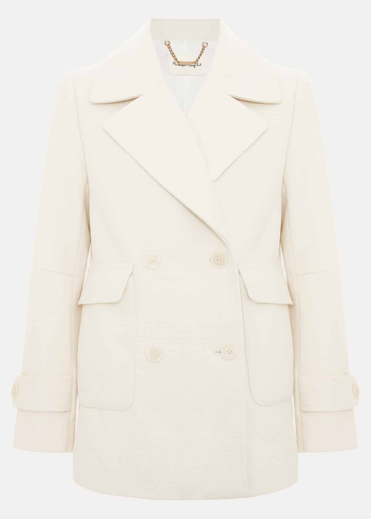Amelie Ivory Short Peacoat