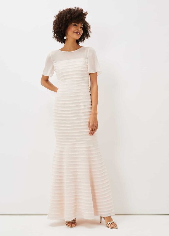 Ivanka Layered Fishtail Dress