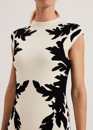 ${product-id}-Beth Jacqaurd Dress-Black/Ivory-${view-type}